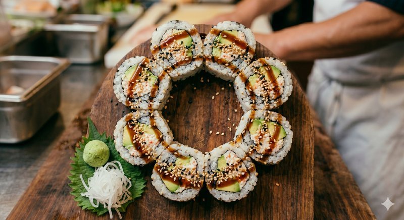 California Roll premium — restaurant sushi Montréal