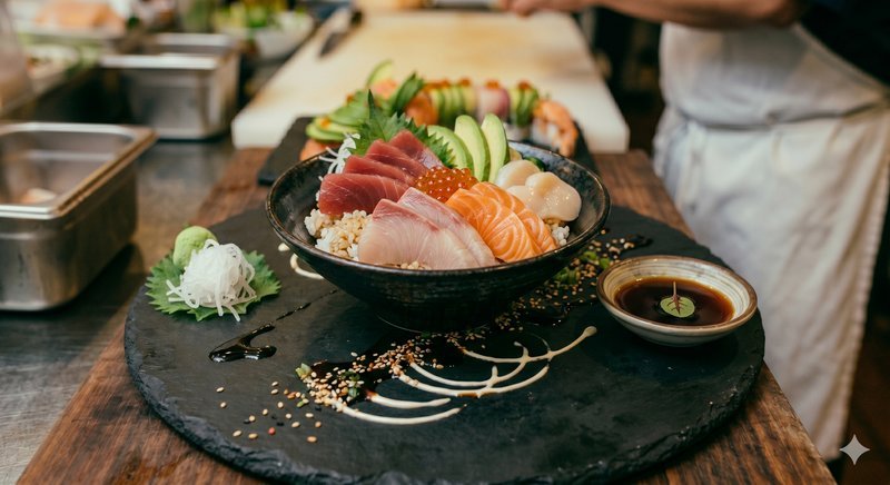 Chirashi du chef — restaurant gastronomique japonais Montréal