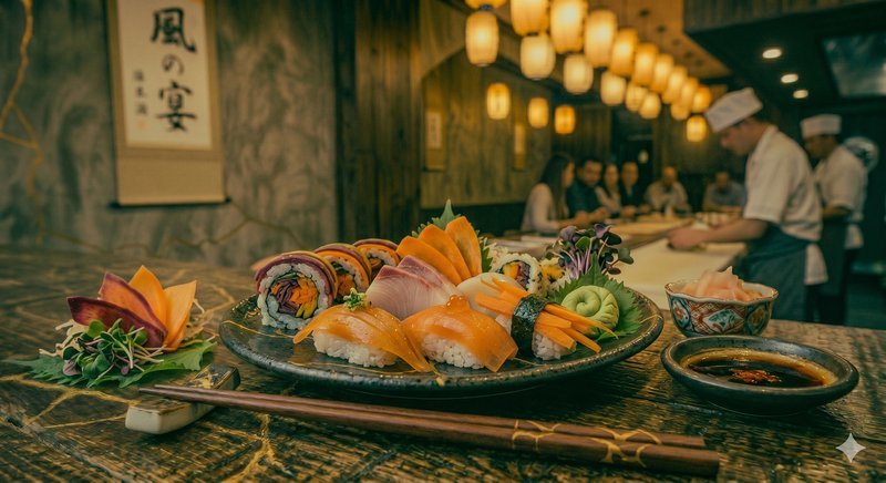 Omakase 7 services — restaurant gastronomique Montréal